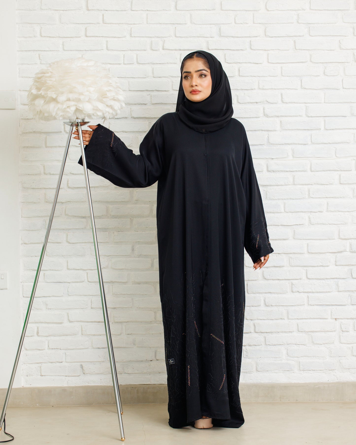Black Mirage Abaya