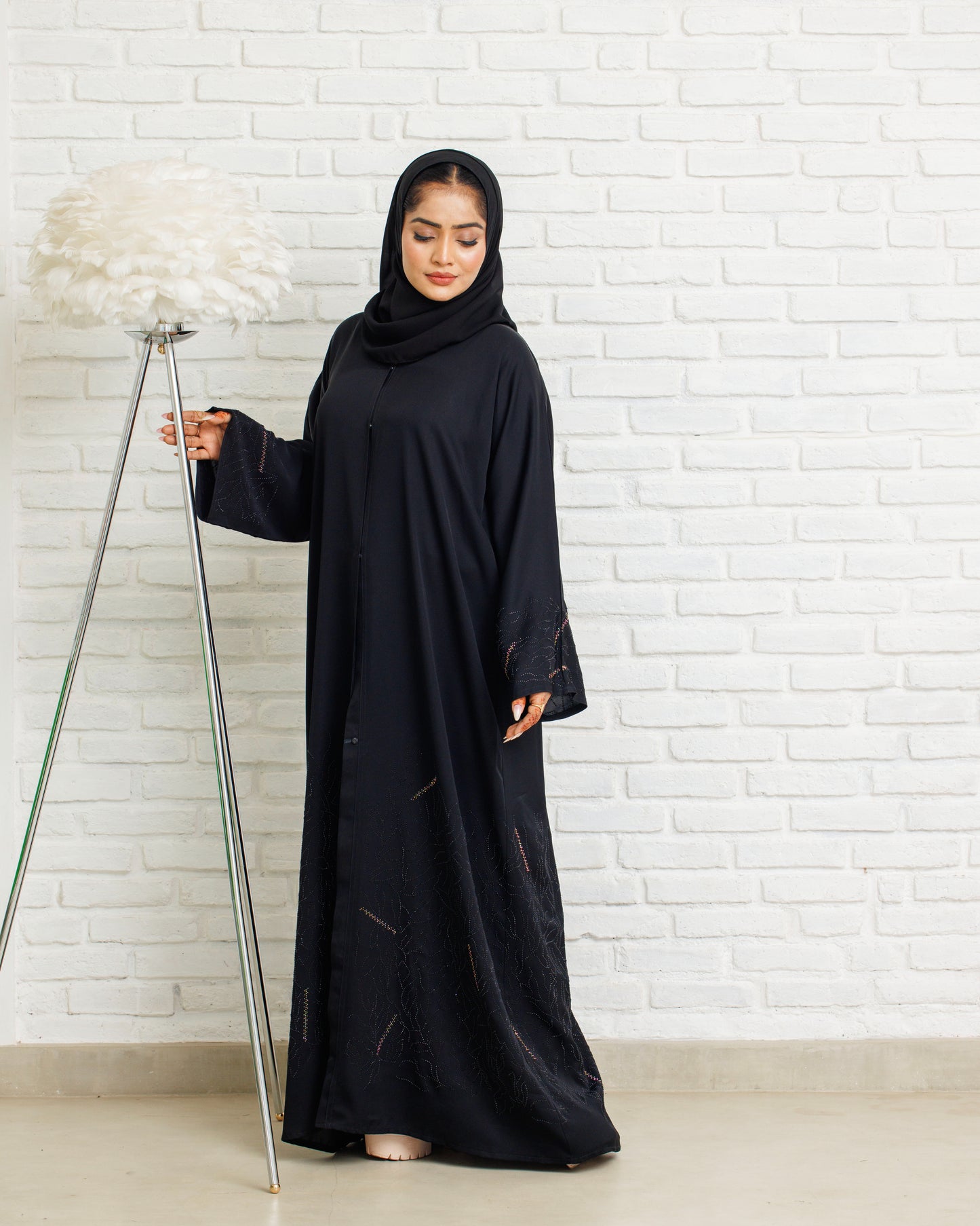 Black Mirage Abaya