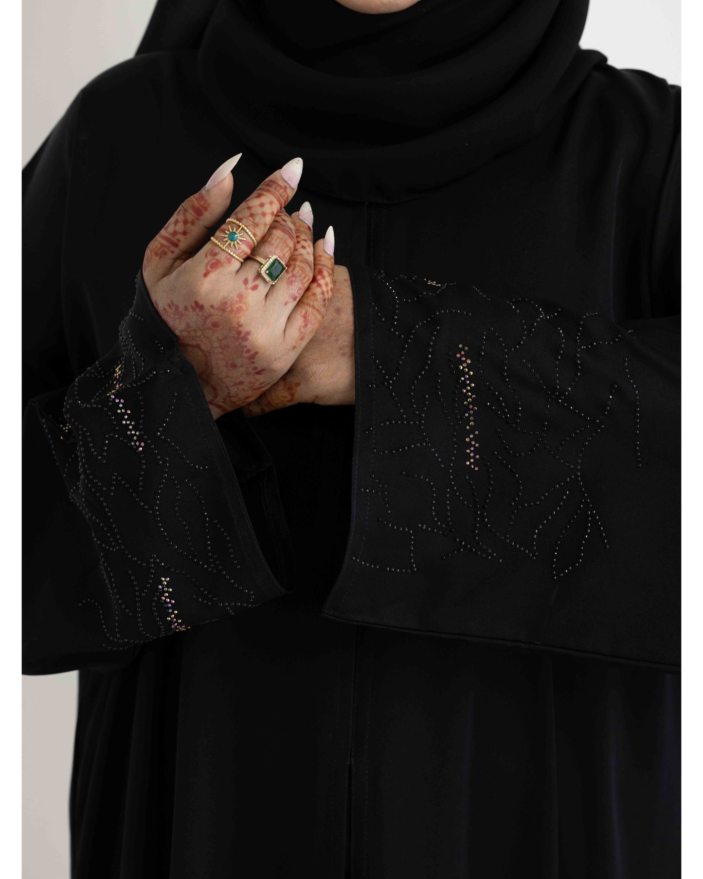 Black Mirage Abaya