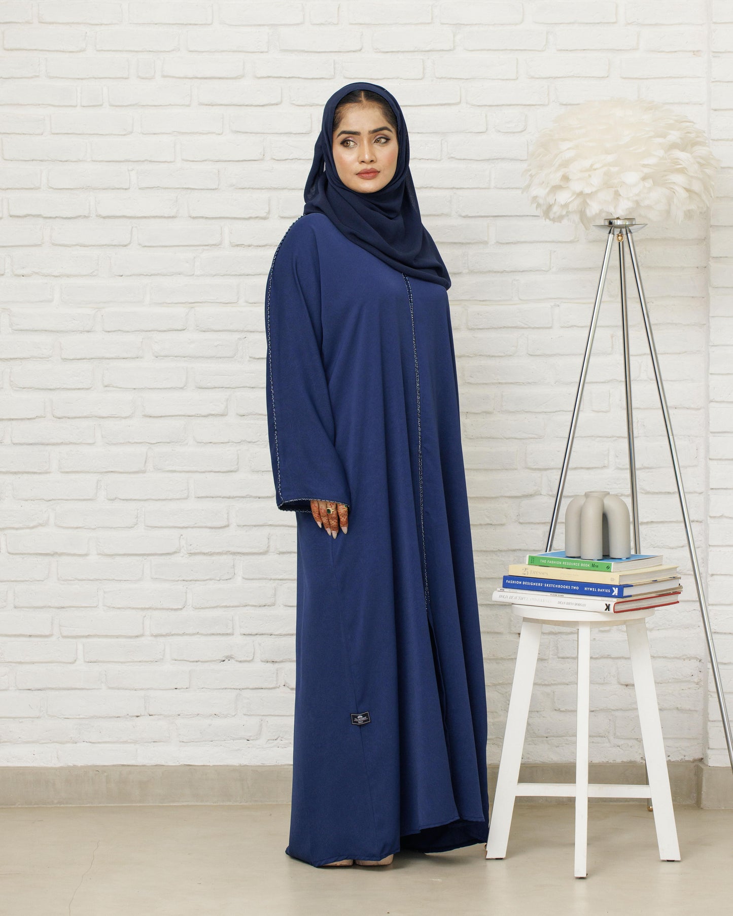 Divine Blue Abaya
