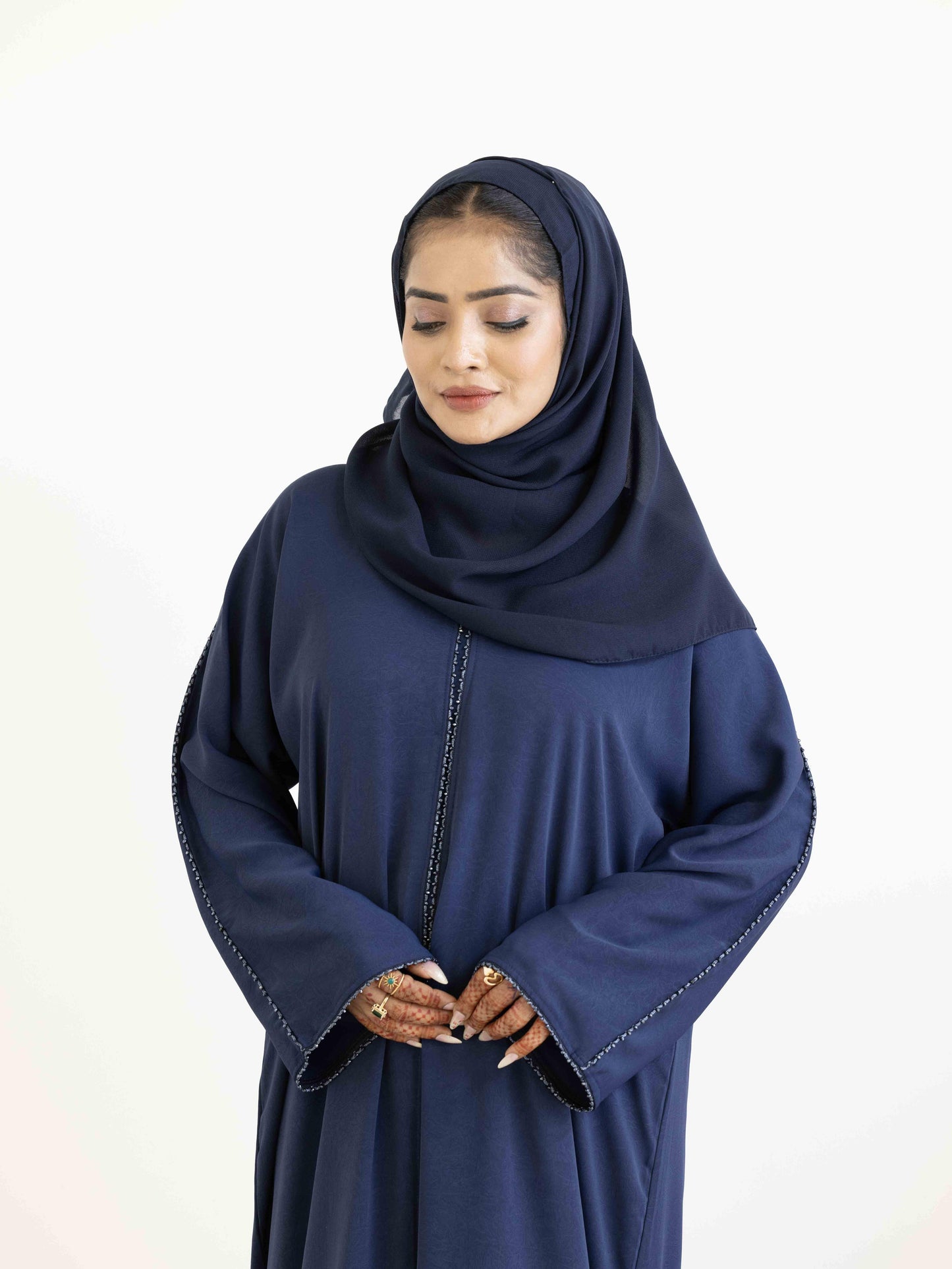 Divine Blue Abaya
