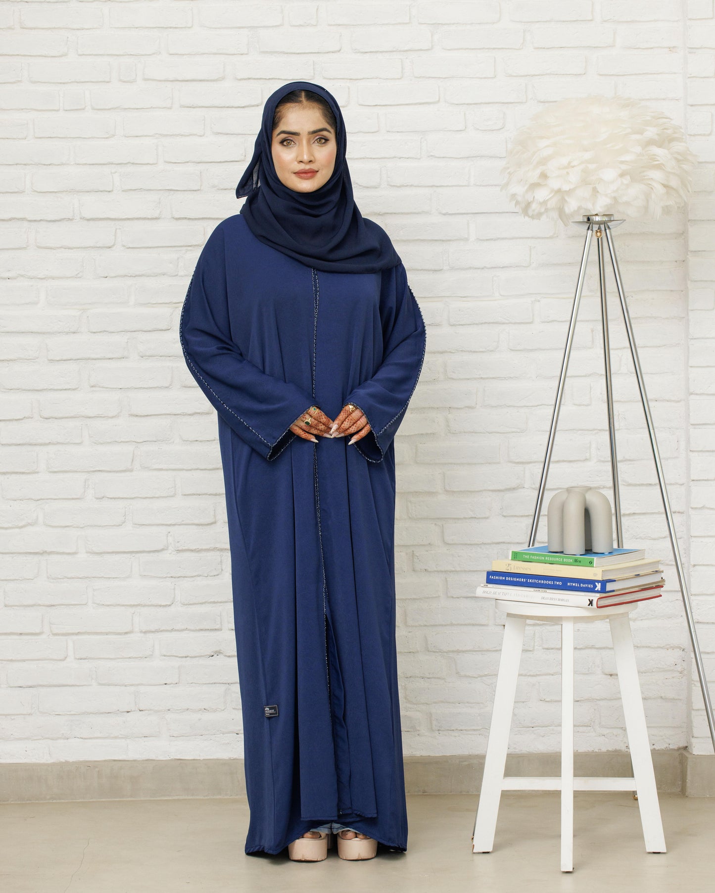 Divine Blue Abaya