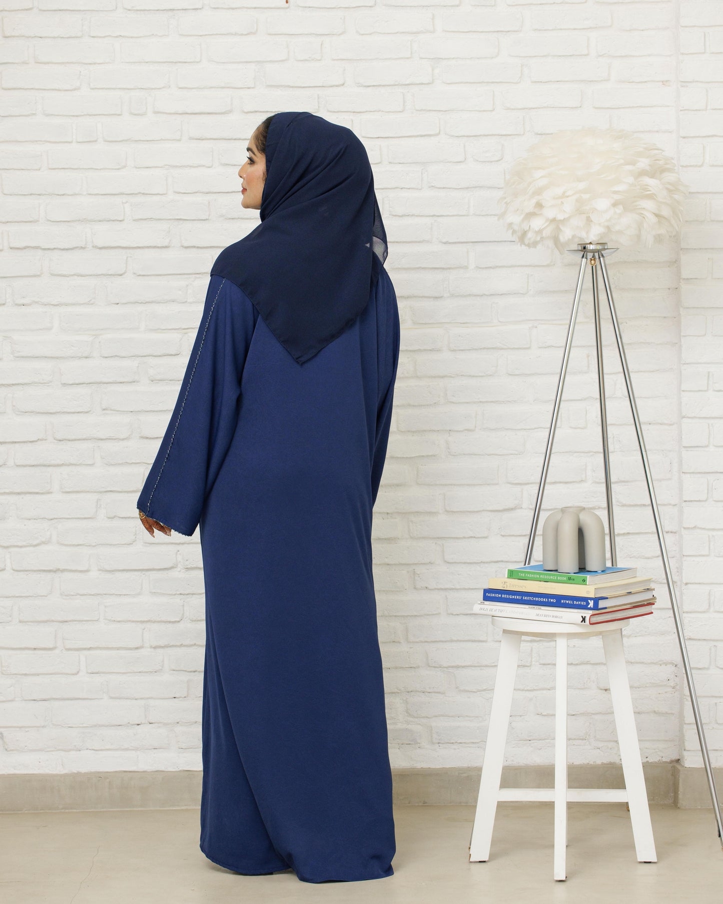 Divine Blue Abaya