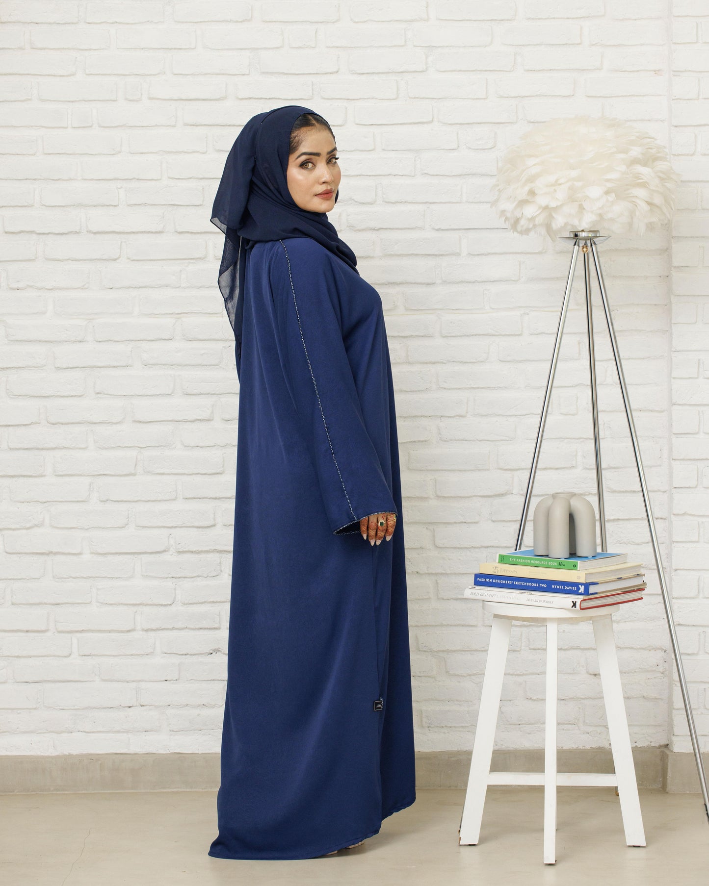 Divine Blue Abaya