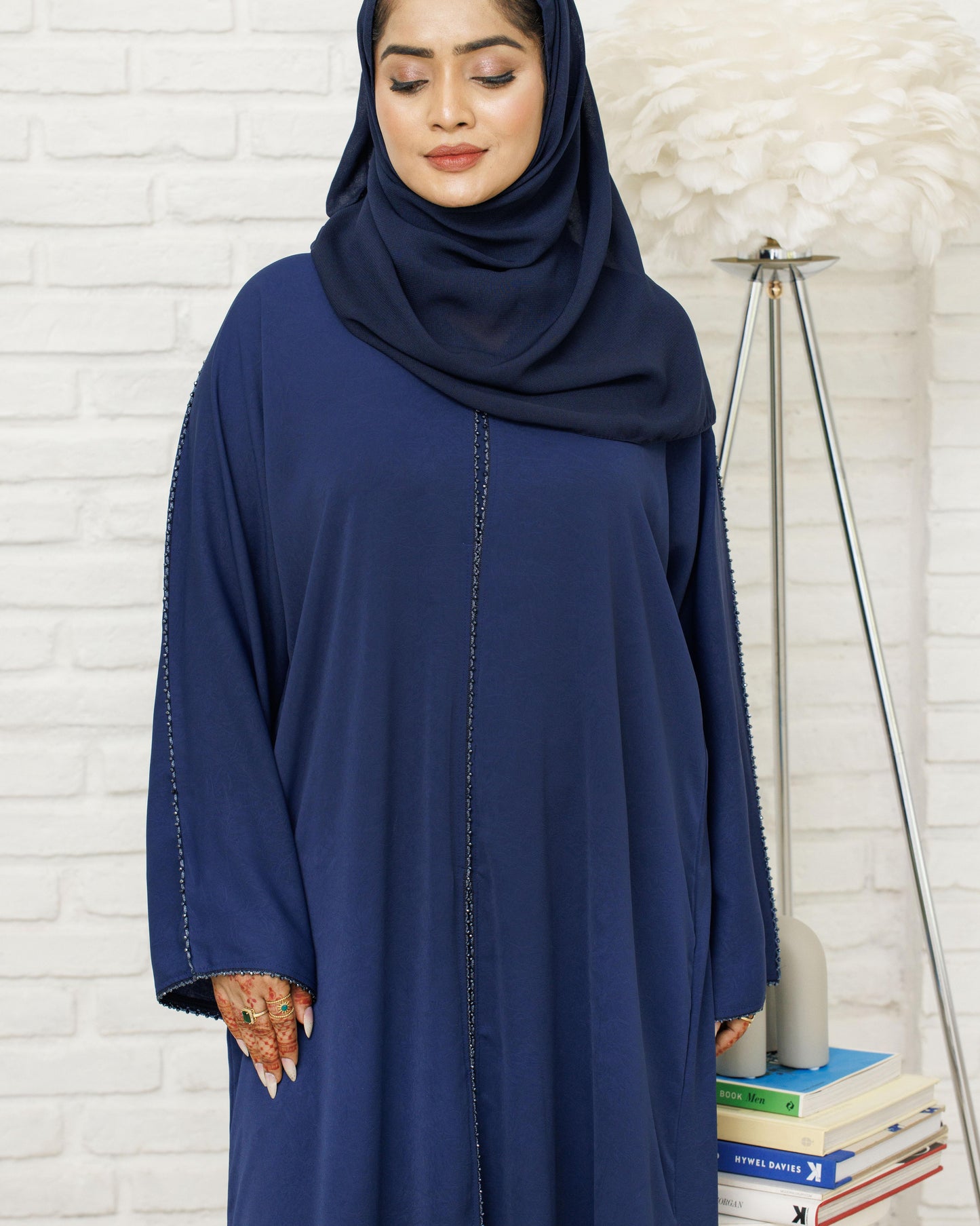 Divine Blue Abaya