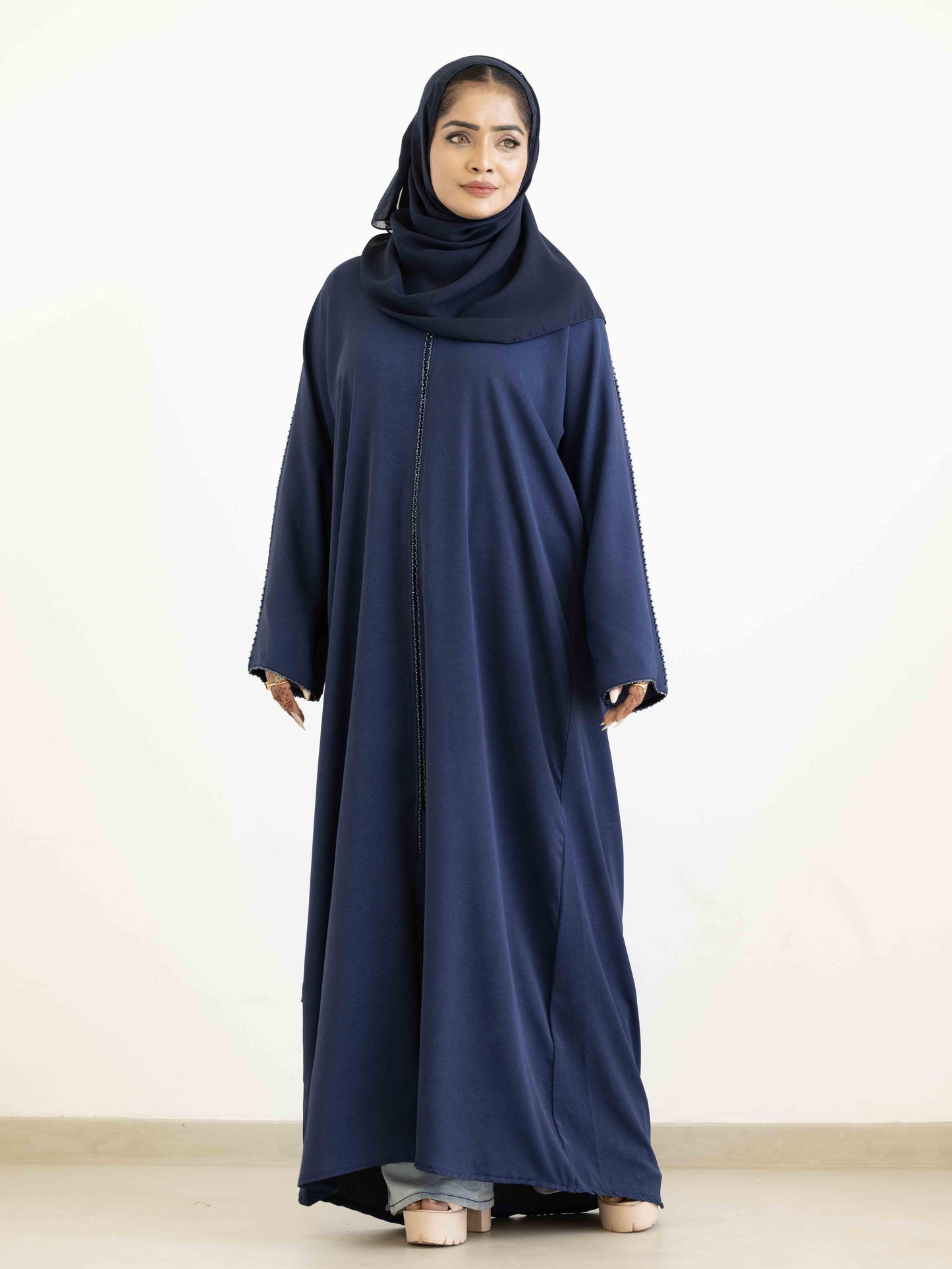 Divine Blue Abaya