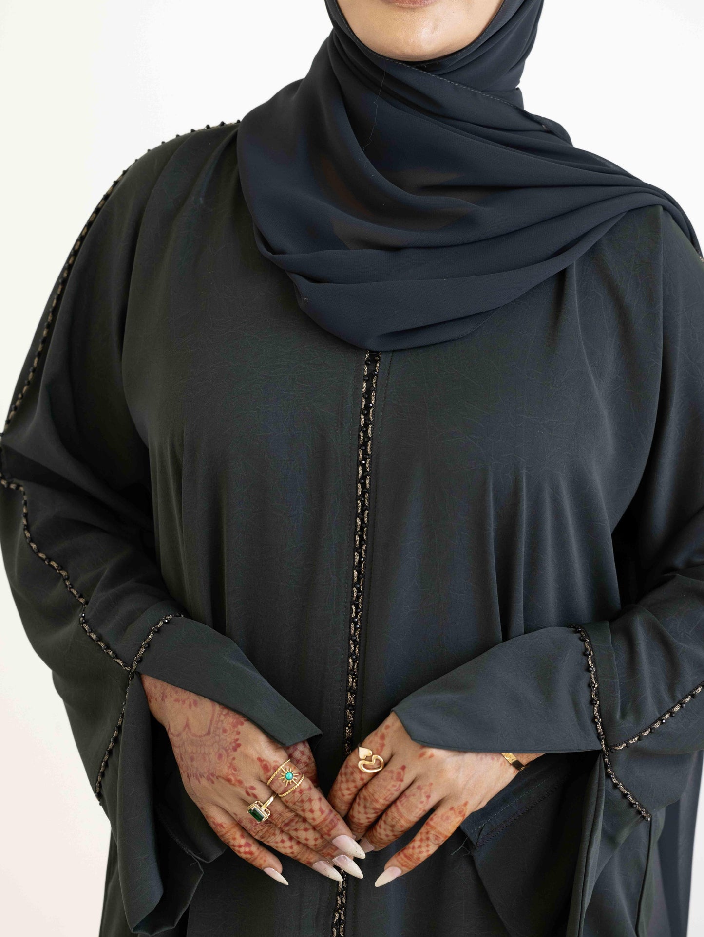 Divine Green Abaya
