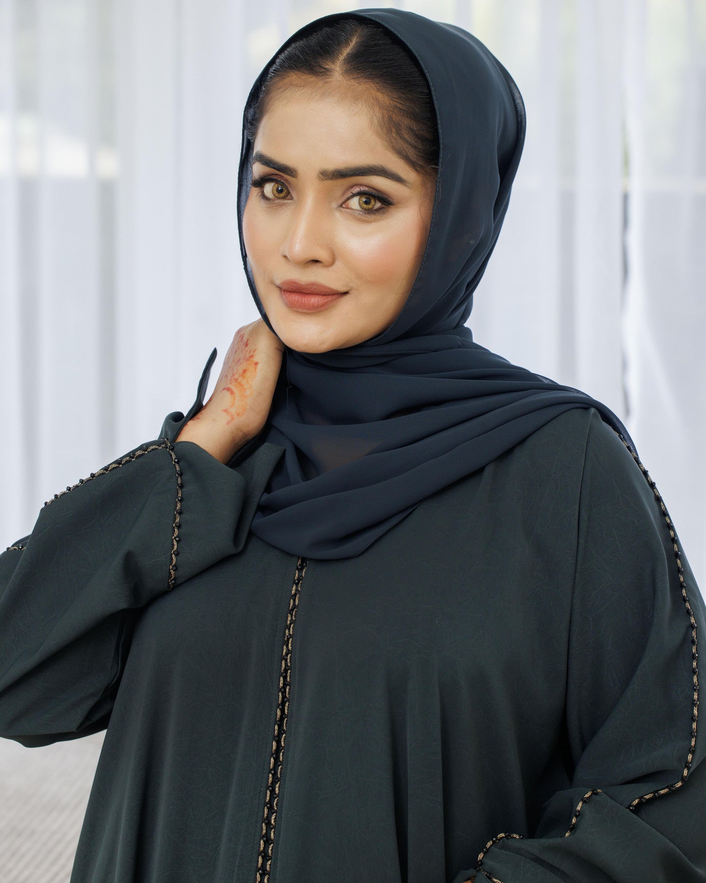 Divine Green Abaya