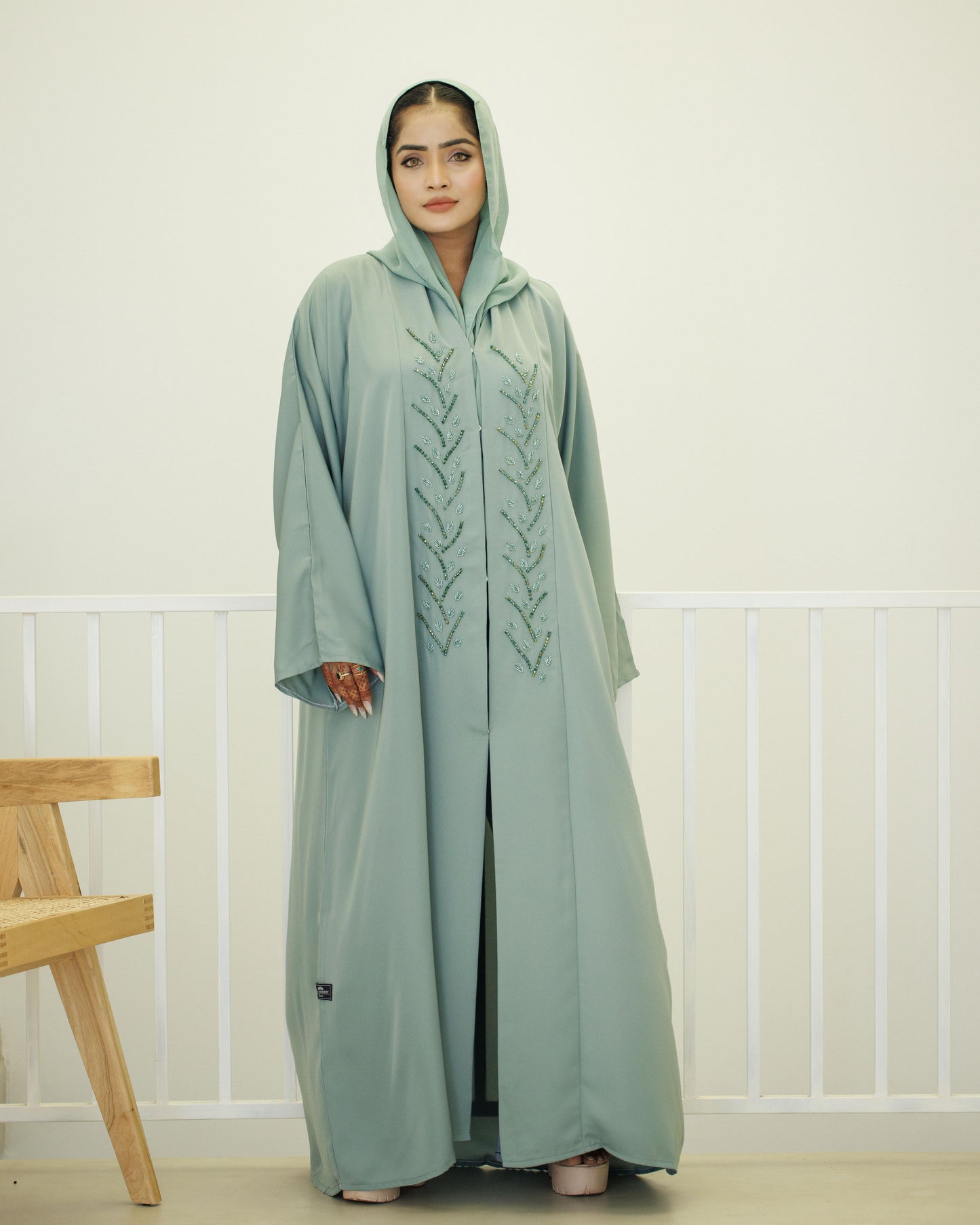 Dreamy Evergreen Abaya
