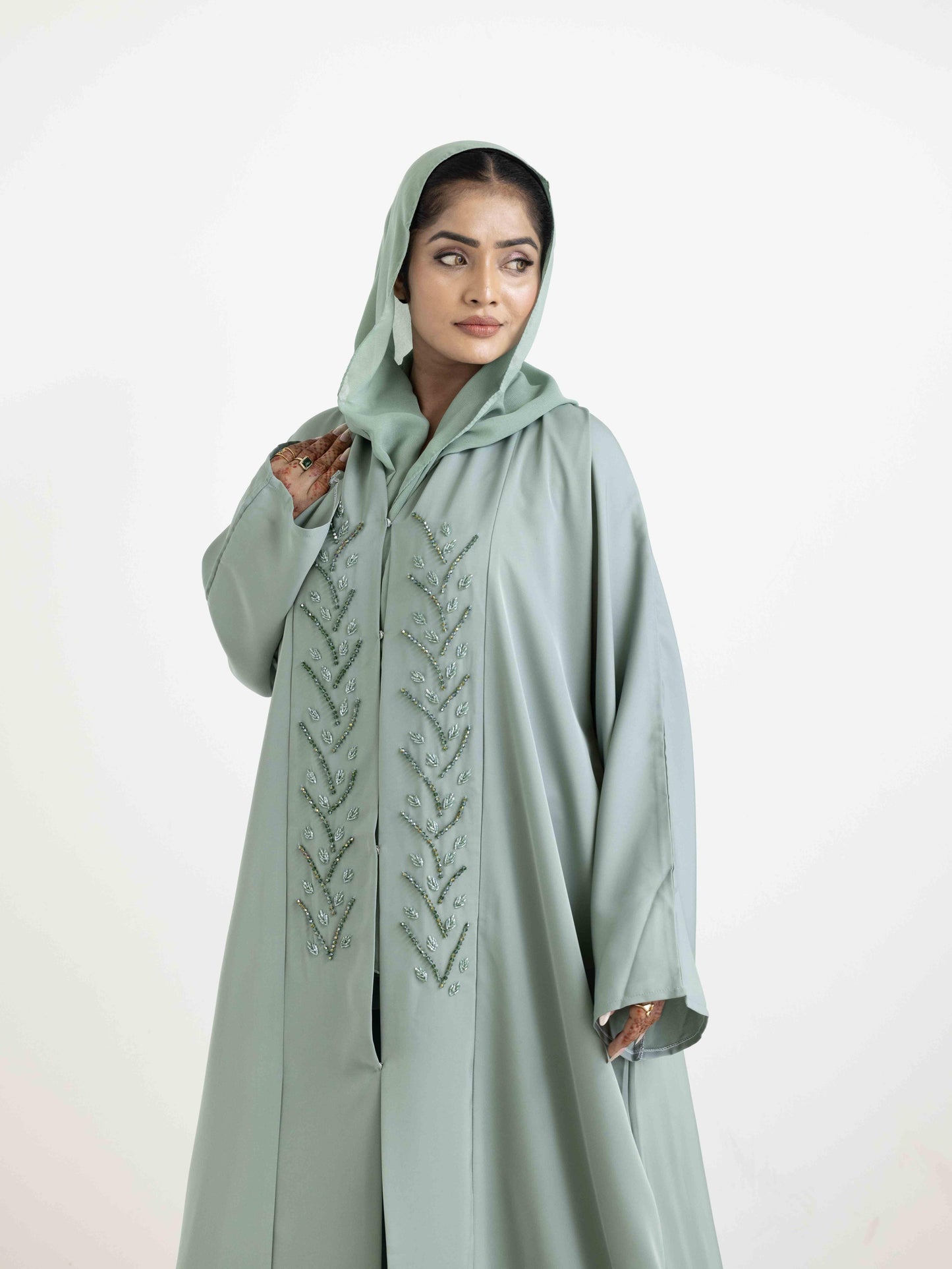 Dreamy Evergreen Abaya