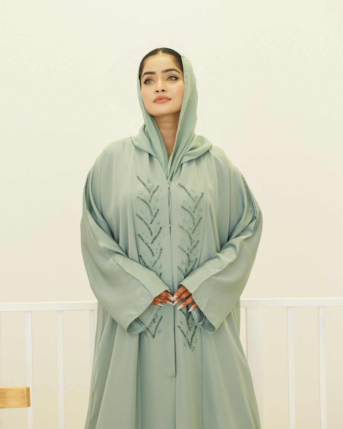 Dreamy Evergreen Abaya