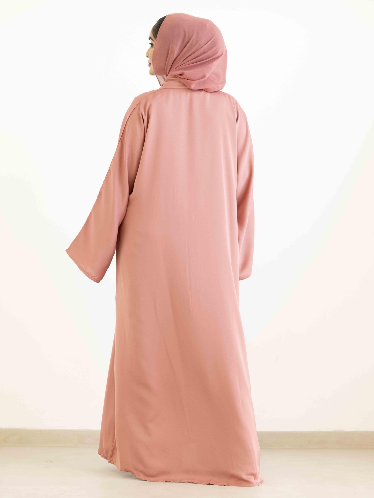 Dreamy Rose Petal Abaya