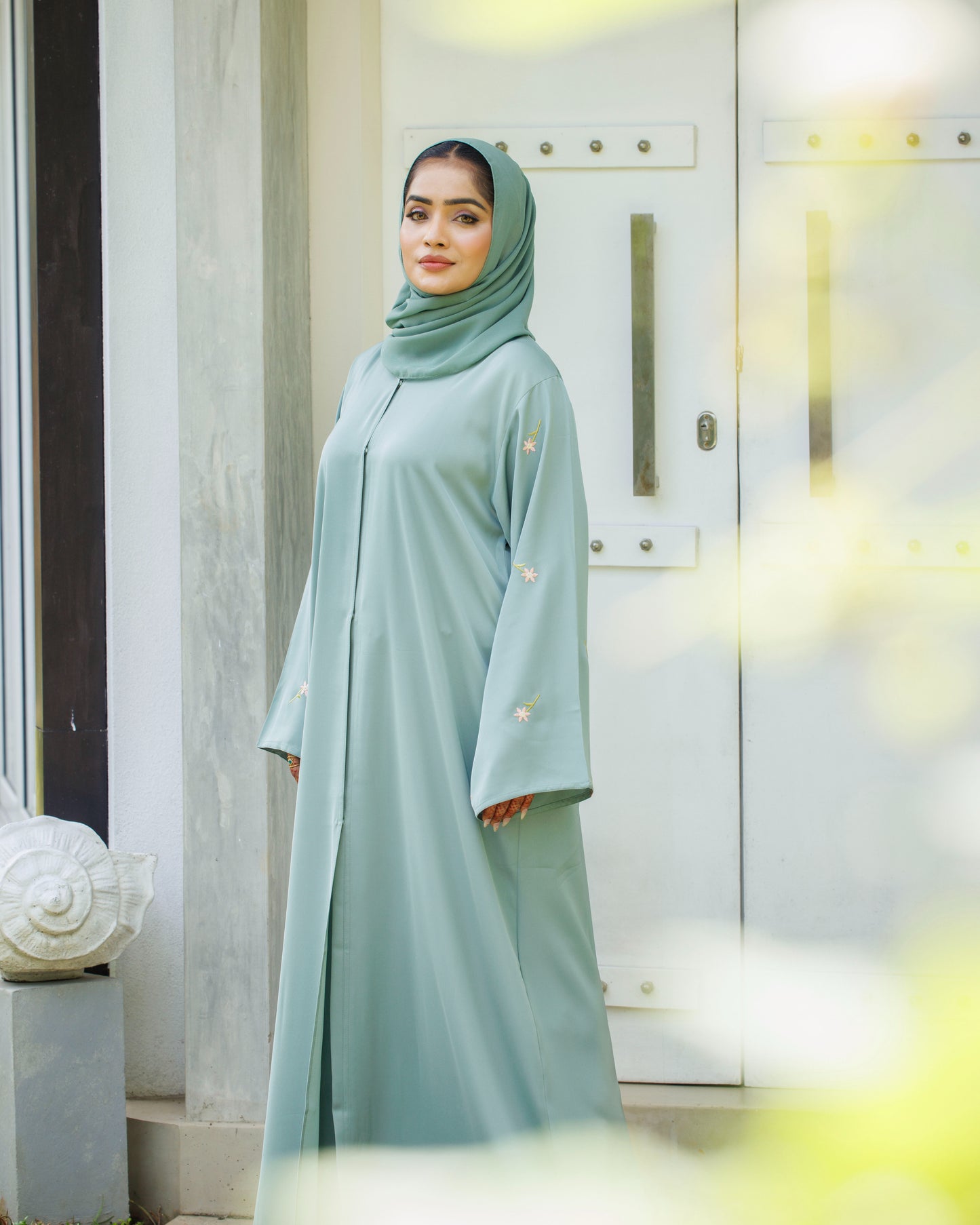 Elysian Mint Blossom Abaya