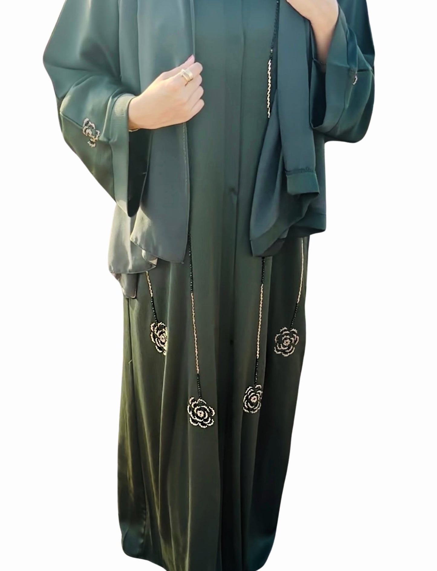 Emerald Luxe Abaya