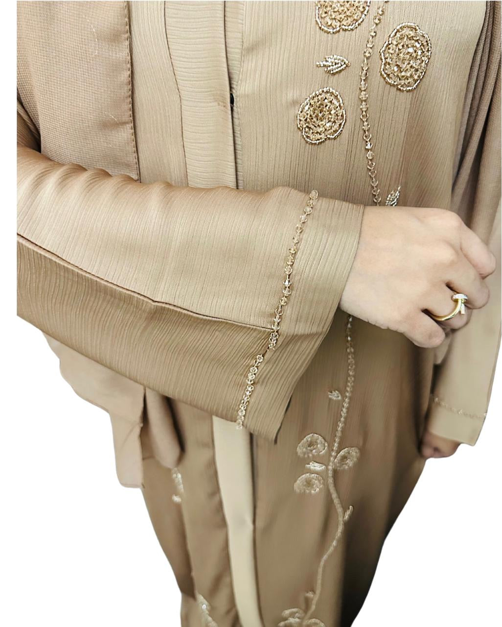 Lavish Beige Abaya