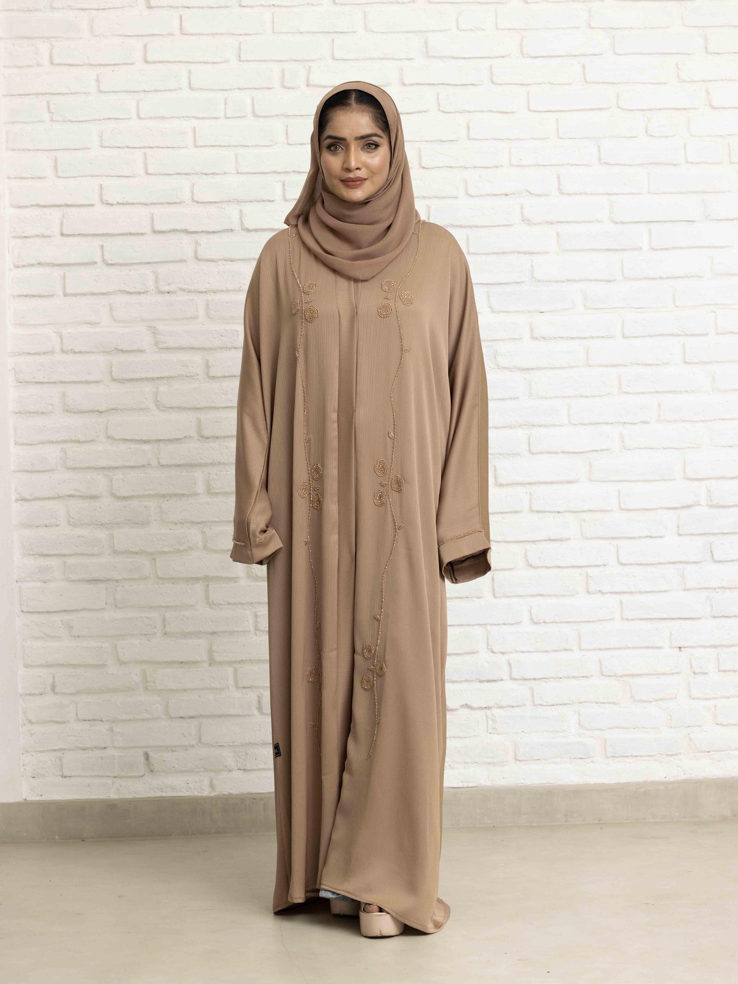 Lavish Beige Abaya