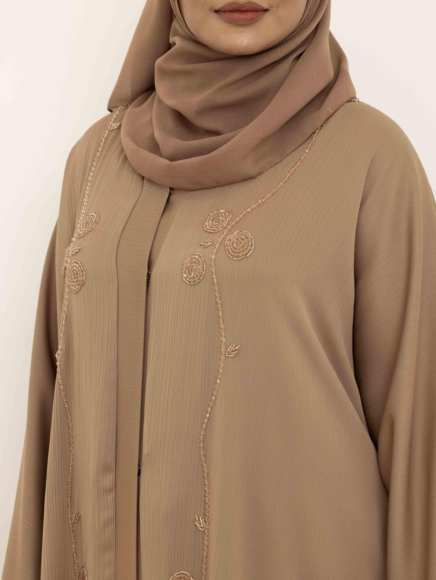 Lavish Beige Abaya