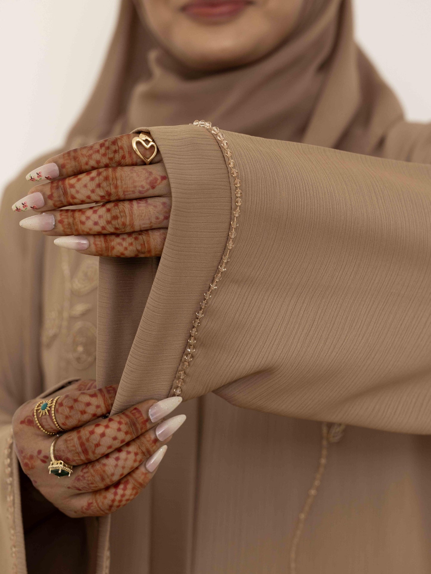 Lavish Beige Abaya