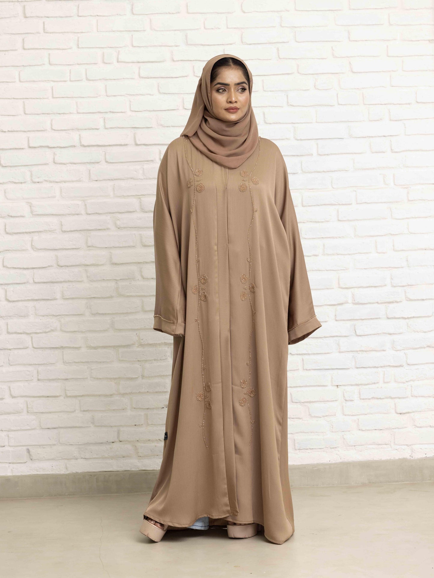 Lavish Beige Abaya