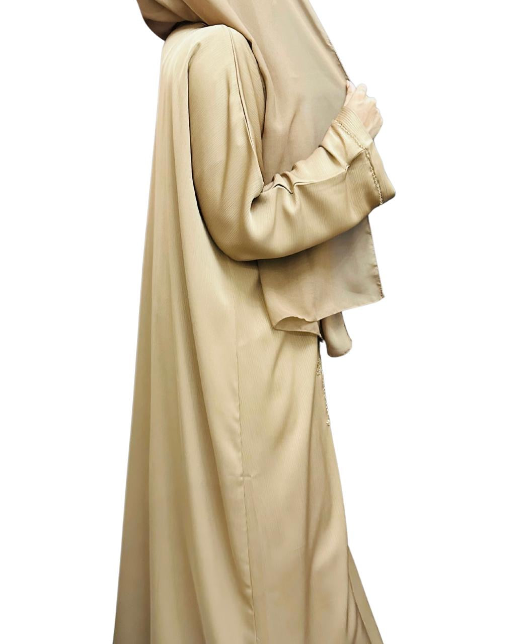 Lavish Beige Abaya
