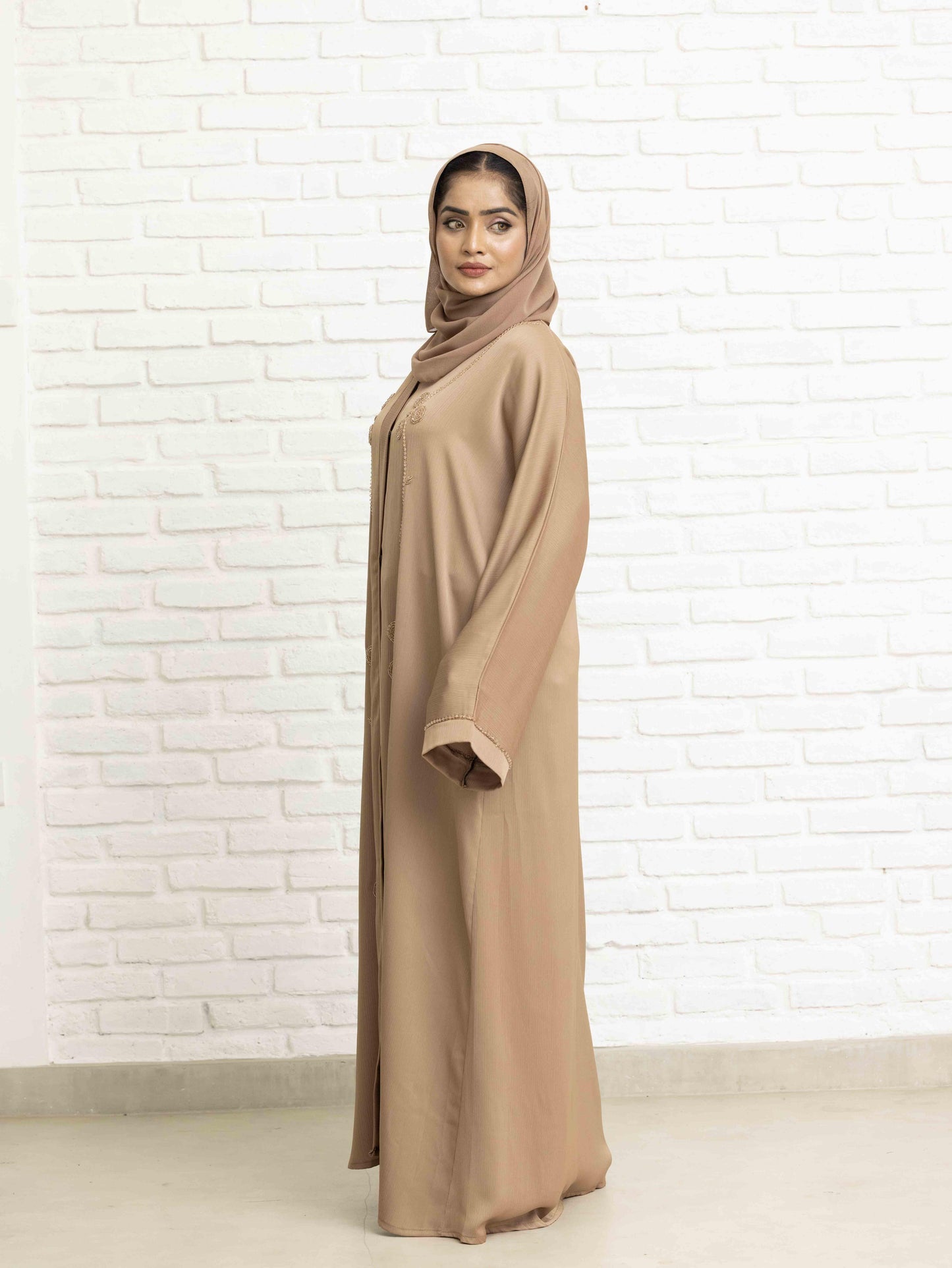 Lavish Beige Abaya
