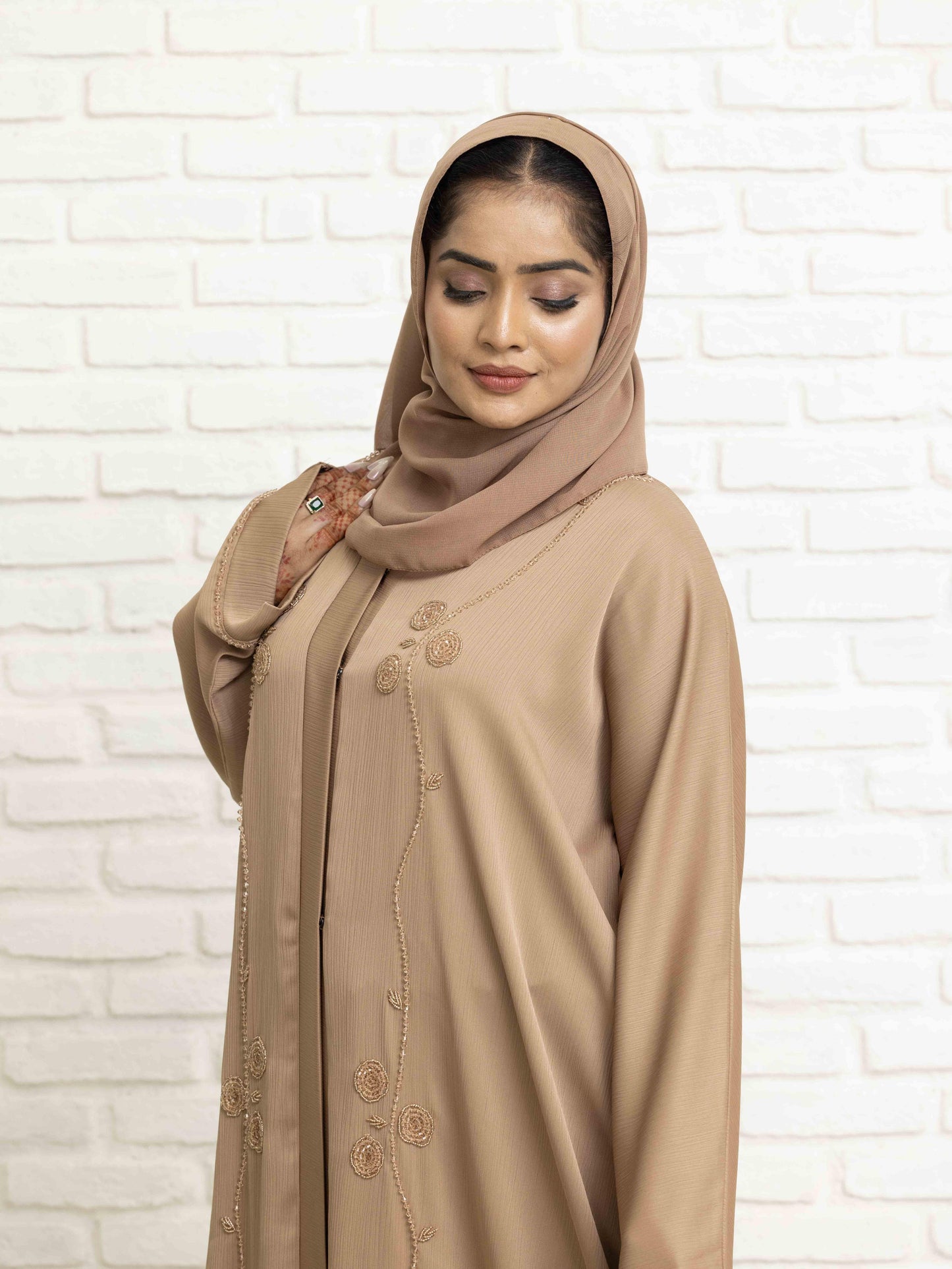 Lavish Beige Abaya
