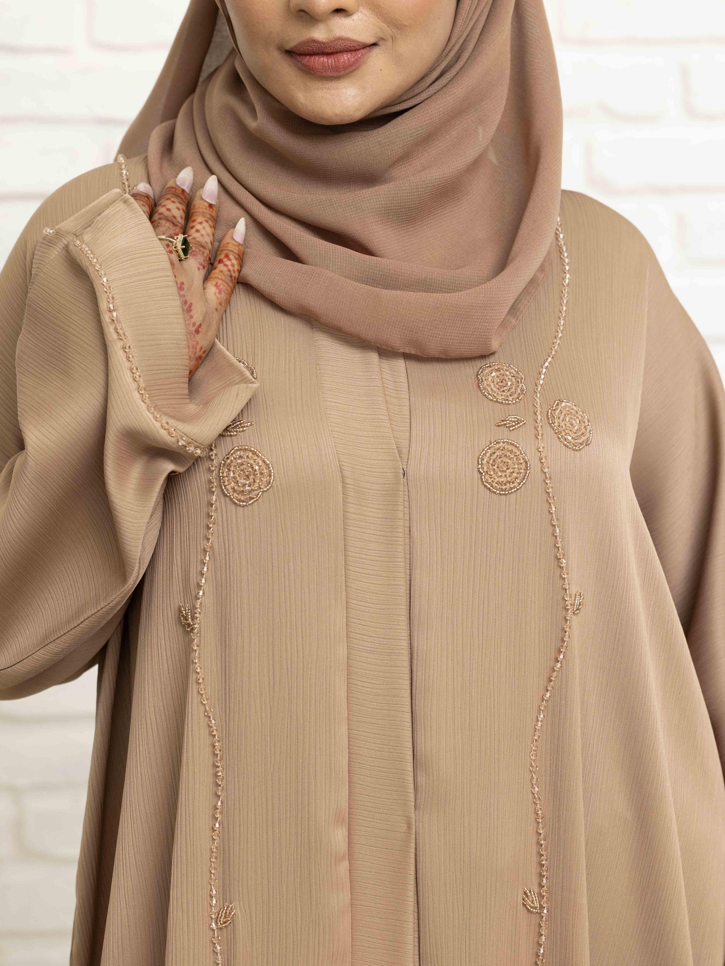 Lavish Beige Abaya