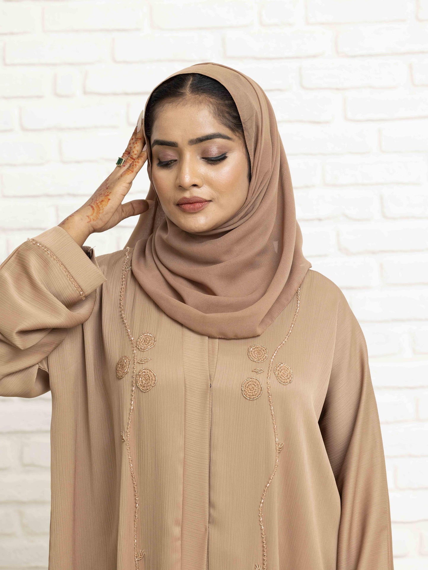 Lavish Beige Abaya