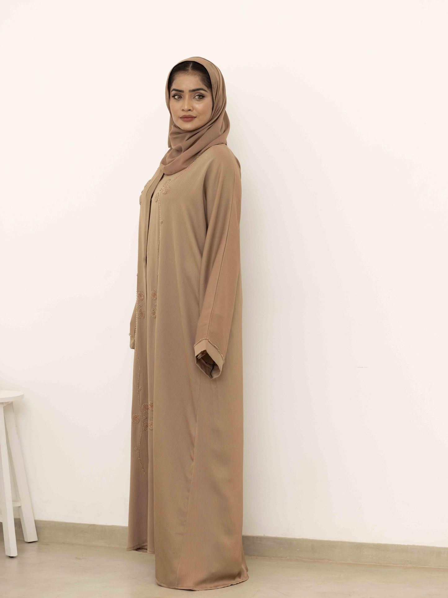 Lavish Beige Abaya