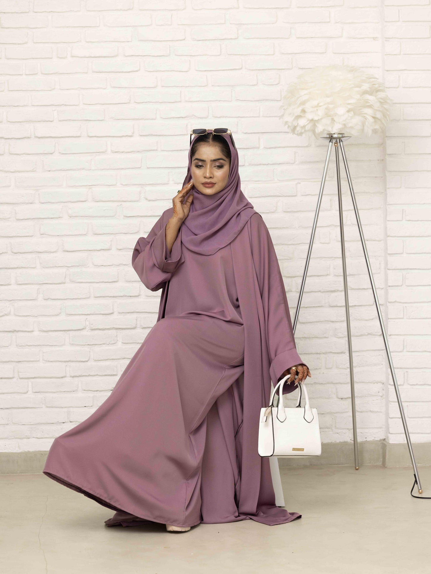 Layla Purple Abaya