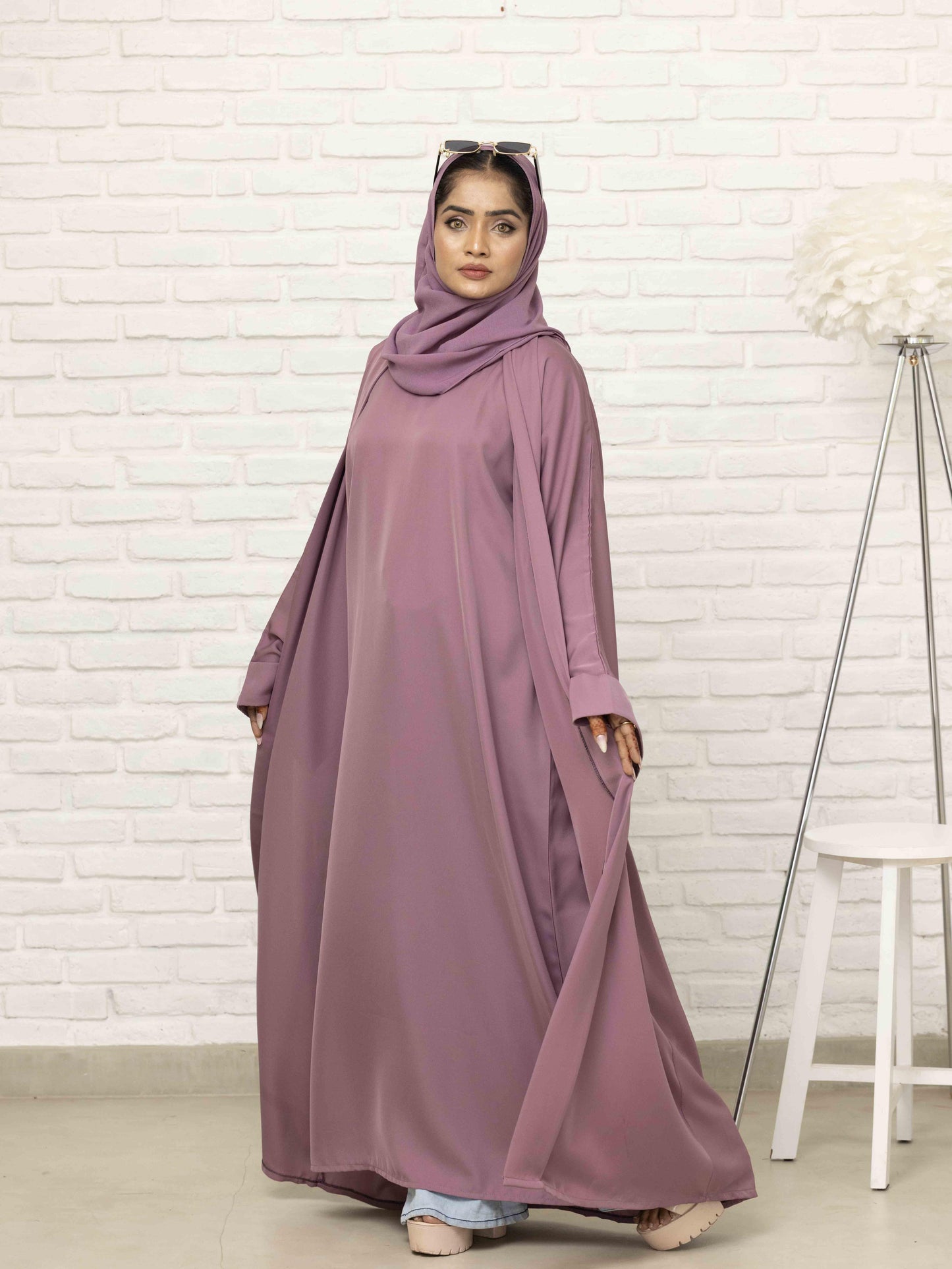Layla Purple Abaya