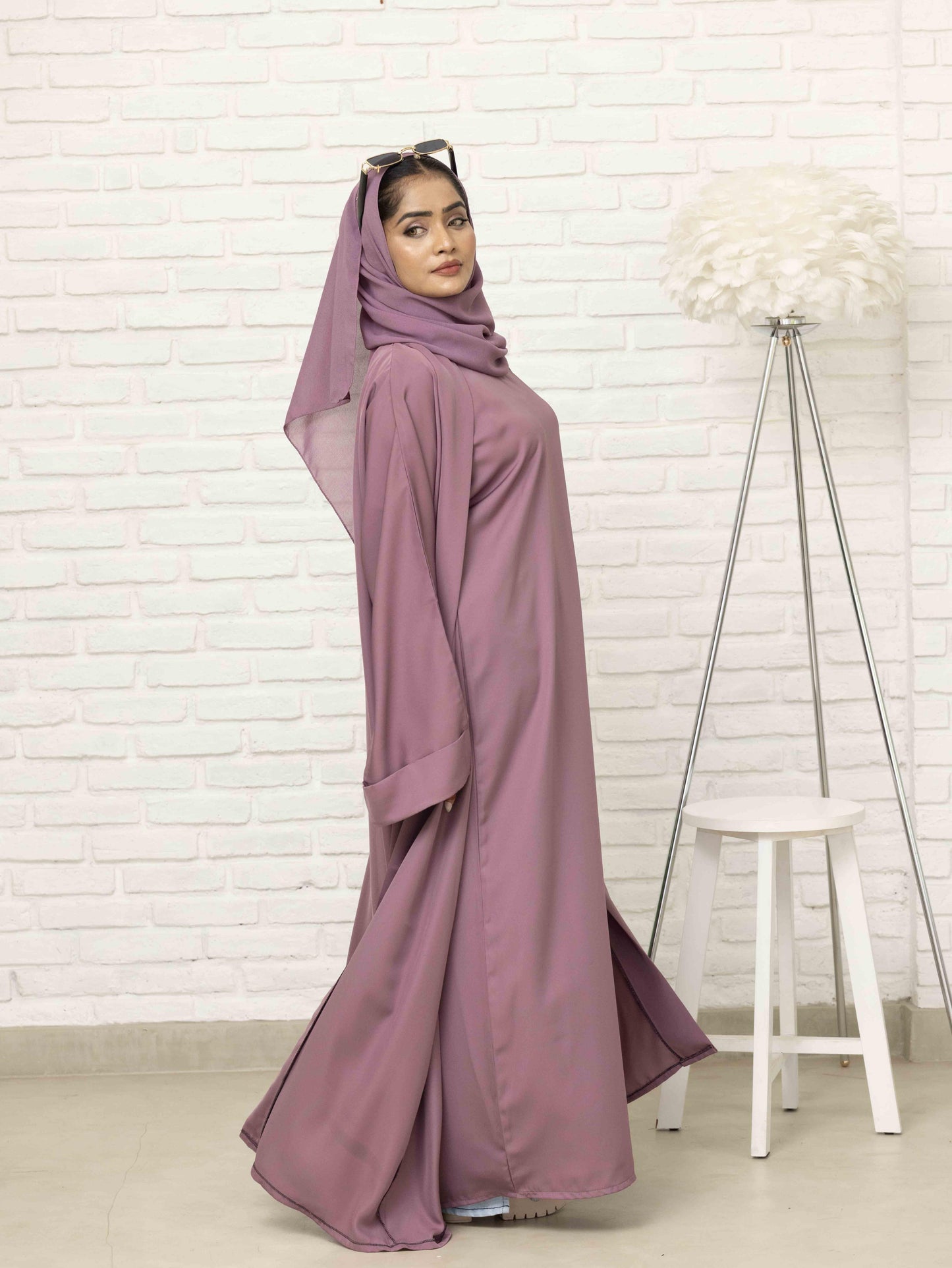 Layla Purple Abaya