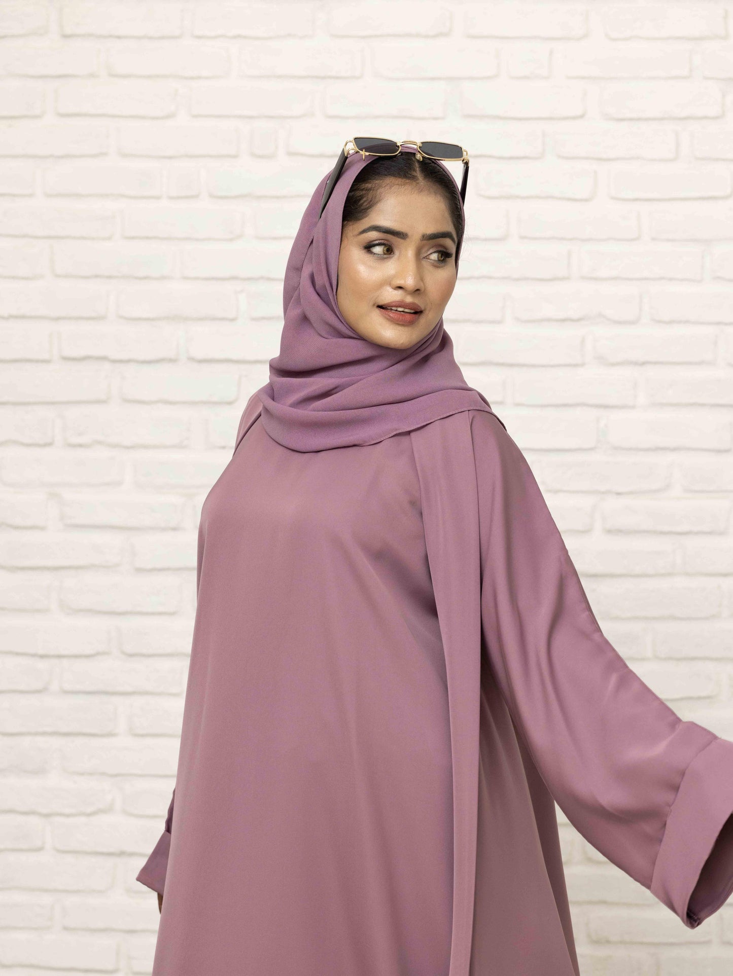 Layla Purple Abaya