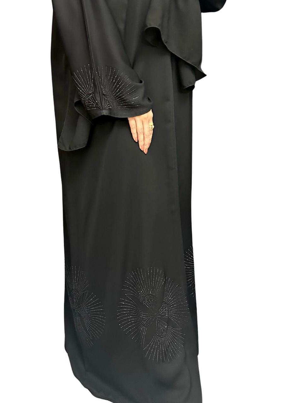 Midnight Sparkle Abaya