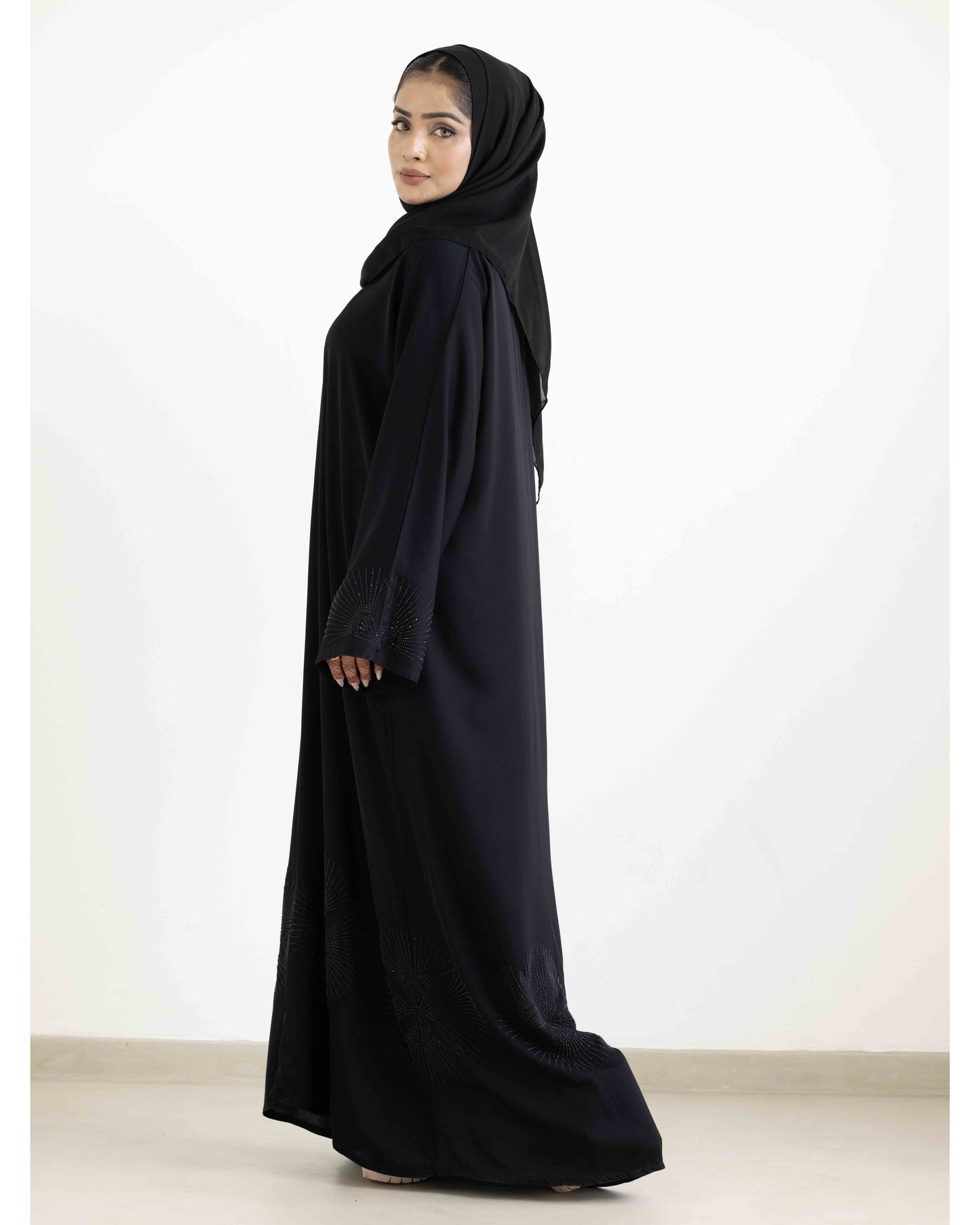 Midnight Sparkle Abaya