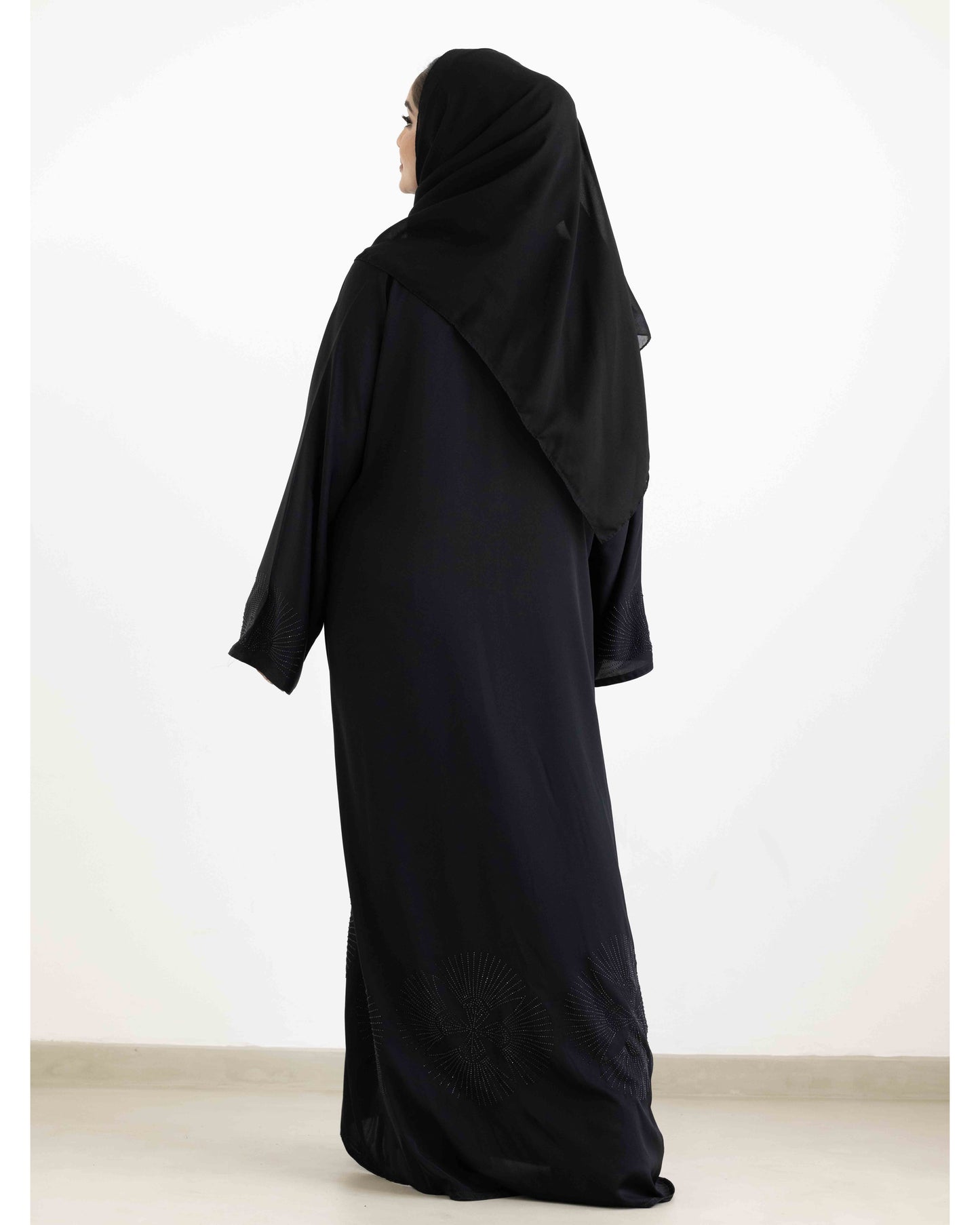 Midnight Sparkle Abaya