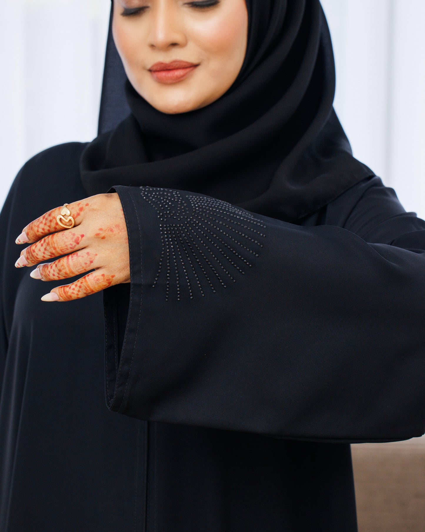 Midnight Sparkle Abaya