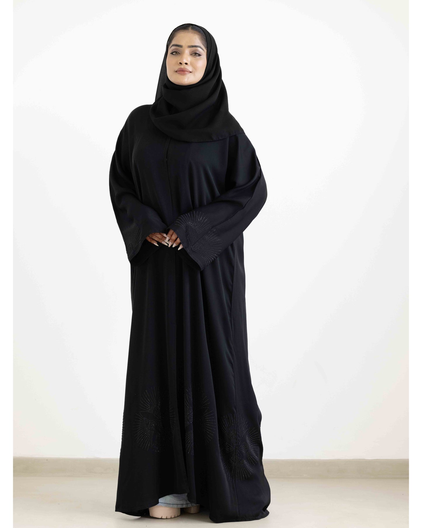 Midnight Sparkle Abaya