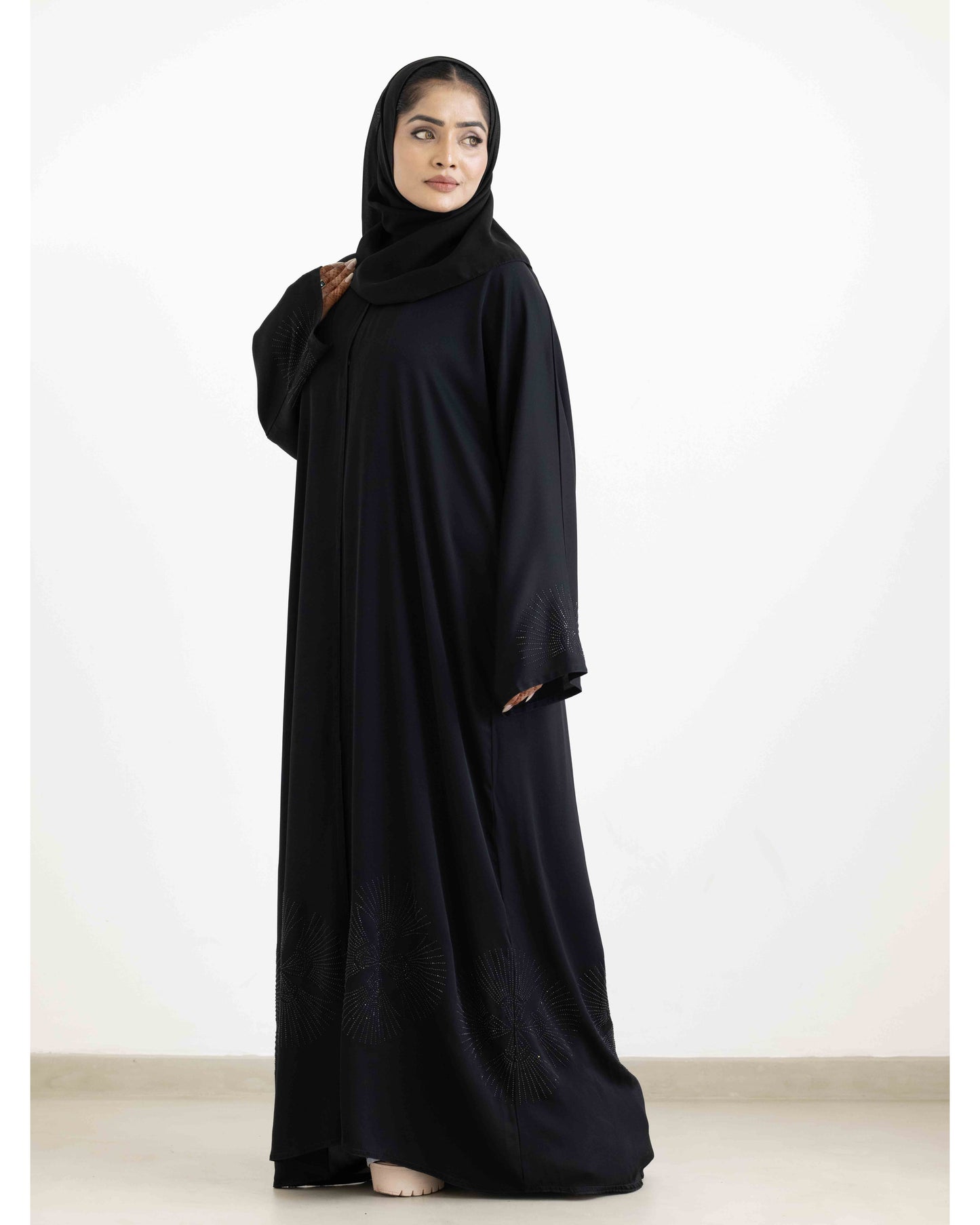 Midnight Sparkle Abaya