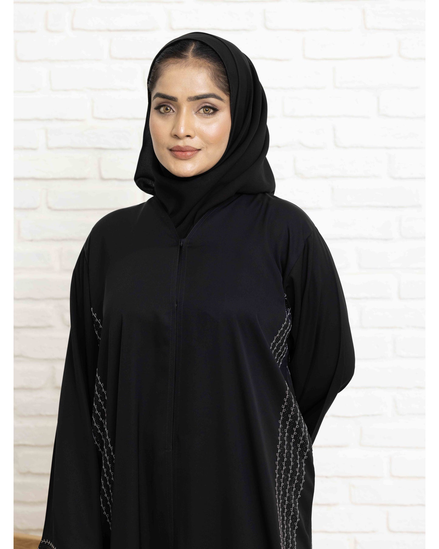 Moonlit Black Abaya