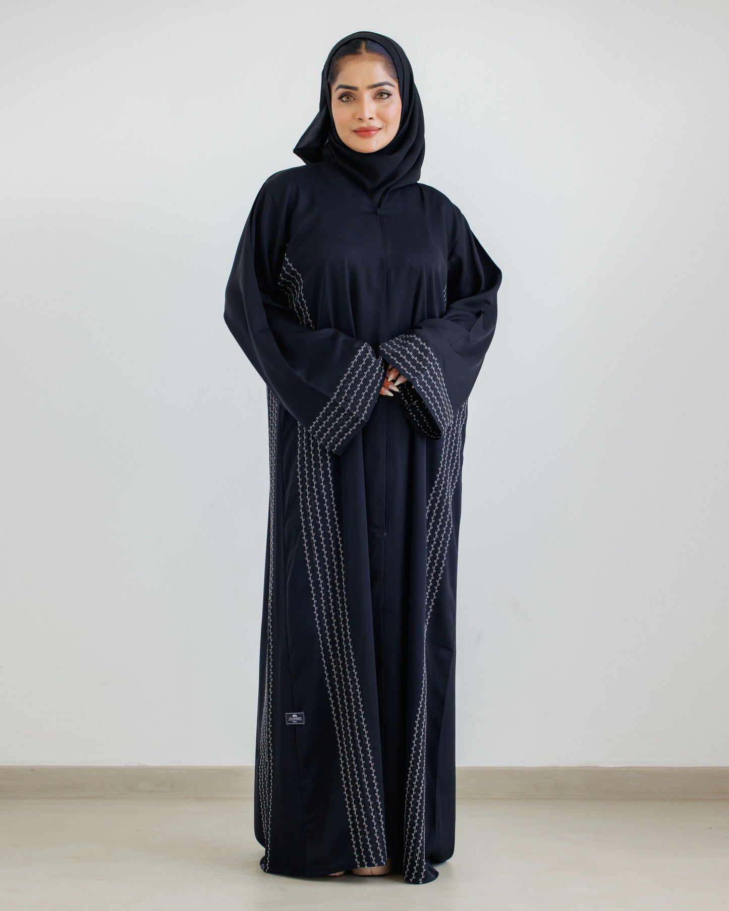 Moonlit Black Abaya