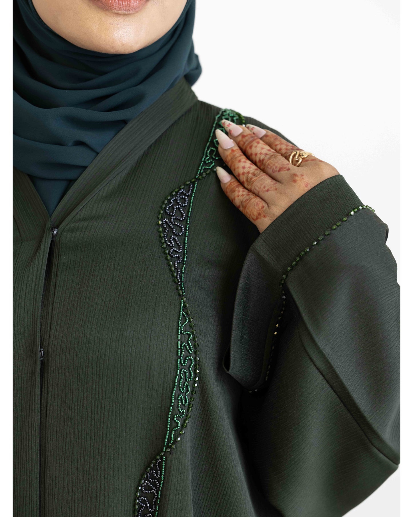 Mystic Green Abaya