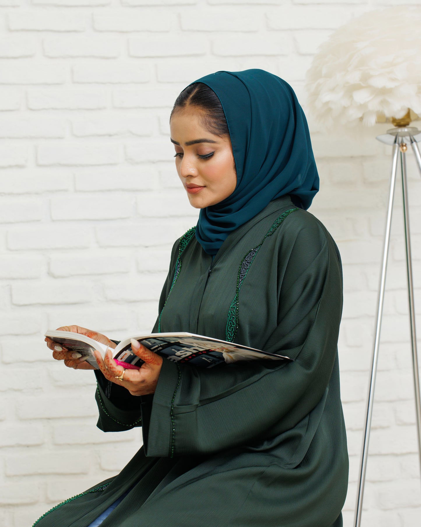 Mystic Green Abaya
