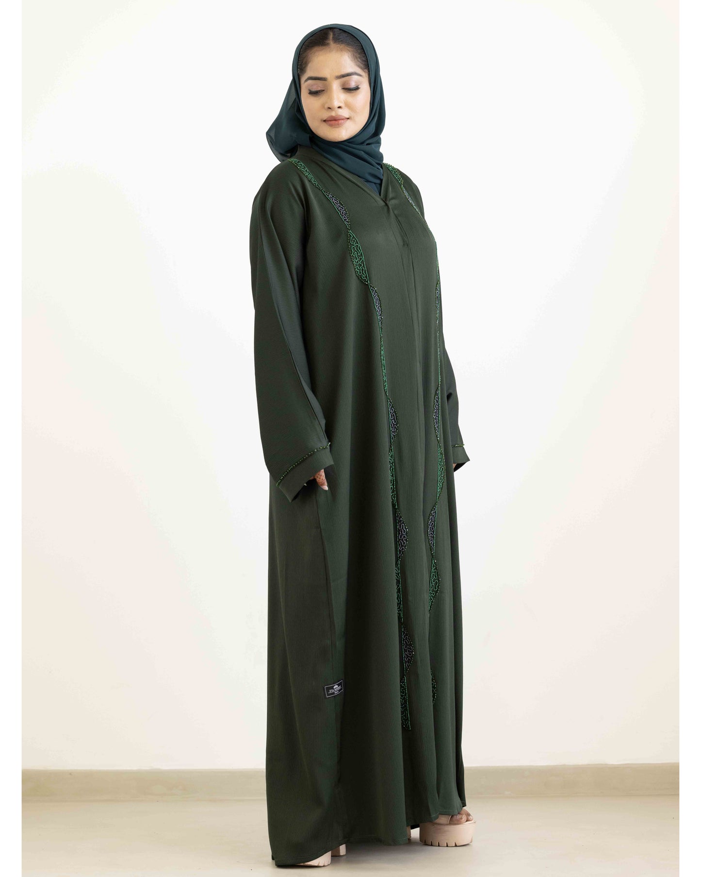 Mystic Green Abaya