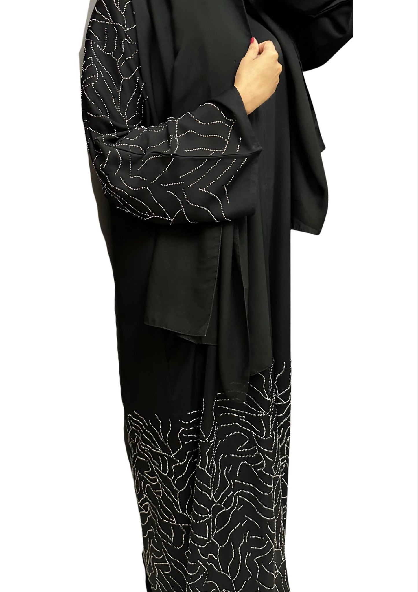 Silver Mirage Abaya