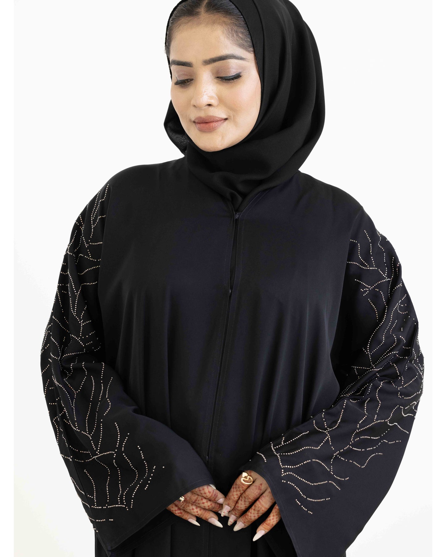 Silver Mirage Abaya