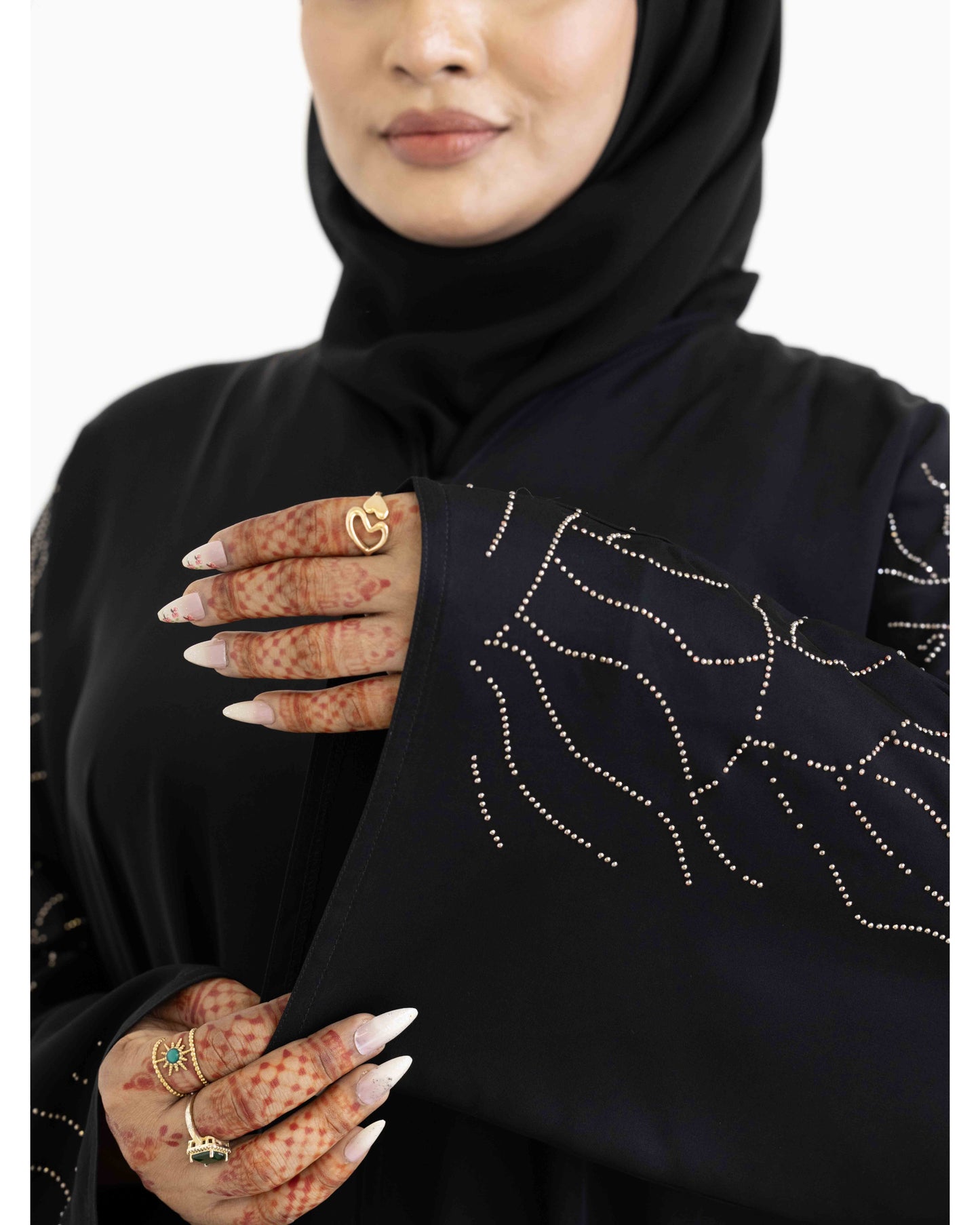 Silver Mirage Abaya
