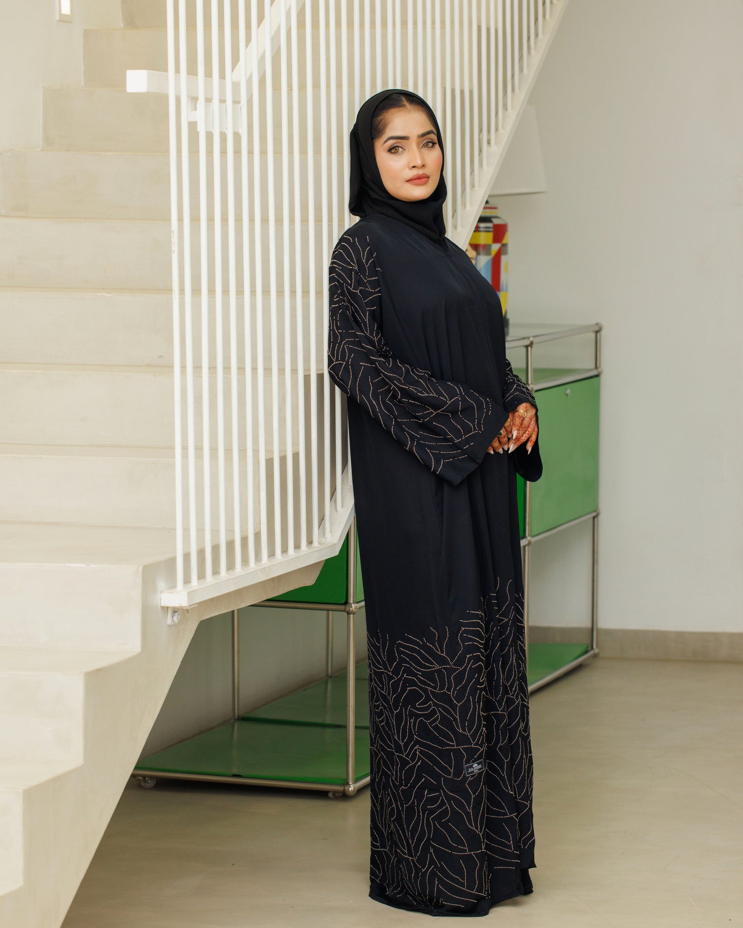 Silver Mirage Abaya