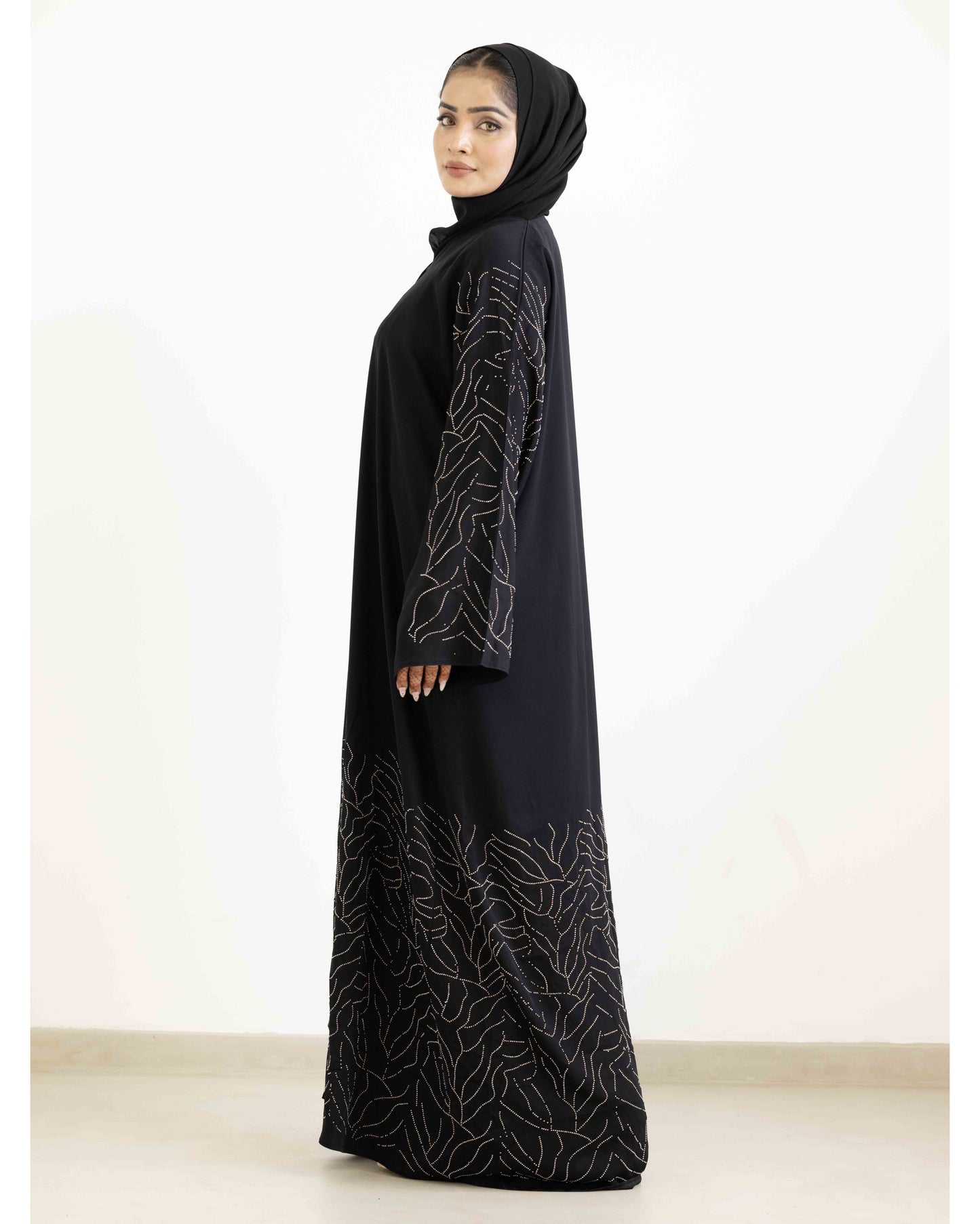 Silver Mirage Abaya