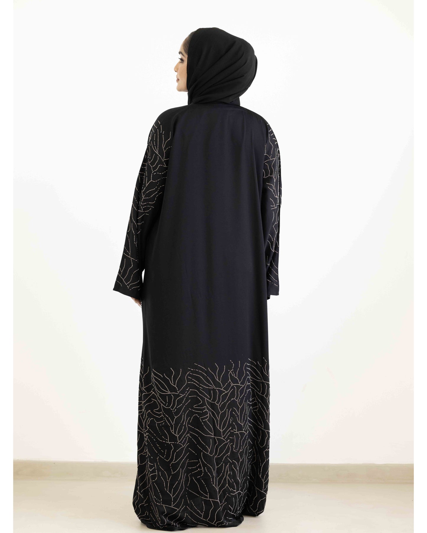 Silver Mirage Abaya